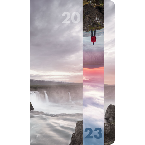 Ημερολόγιο εβδομαδιαίο "Silhouette"_D 7x10.5cm 2023 με σκληρό εξώφυλλο